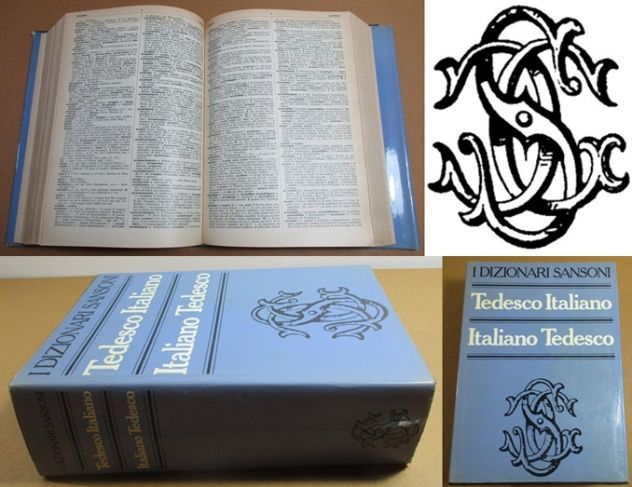 I DIZIONARI SANSONI, Tedesco Italiano Italiano Tedesco, 1983.