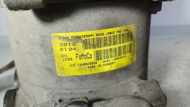 COMPRESSORE A/C FORD Fiesta 6° Serie AP31-19D629-AC KVJA diesel 1399 (0817) - Foto 6