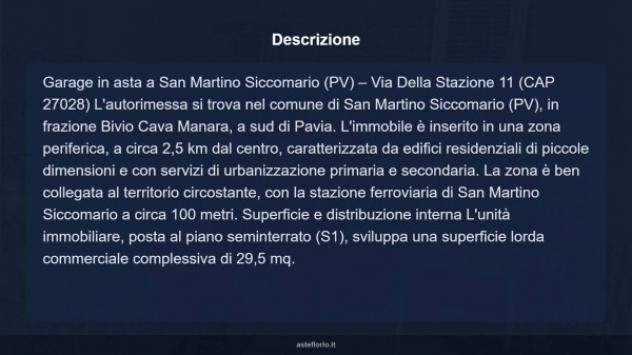 Immobile in asta di 29 m² in vendita a San Martino Siccomario - Foto 6