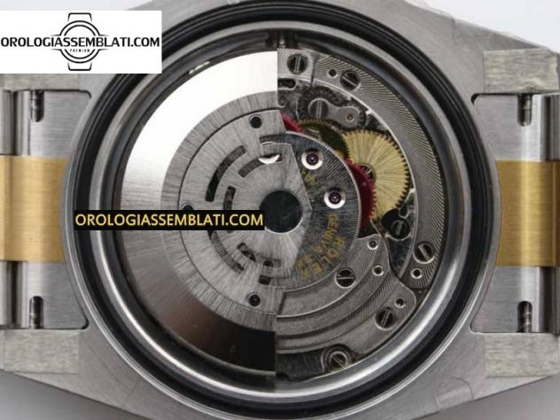 Rolex Replica GMT MASTER II 116713 LN 904L SS MIGLIOR EDIZIONE SU BRACCIALE SS/YG 3186 - Foto 11
