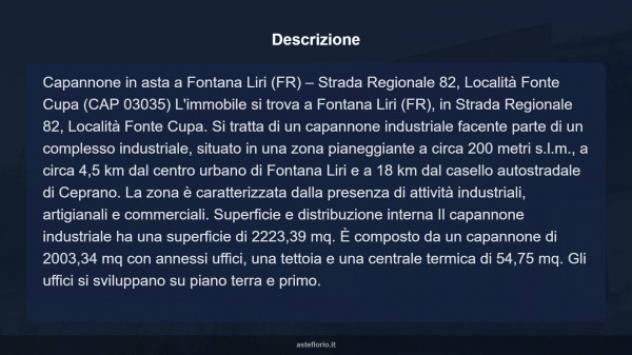 Immobile in asta di 2058 m² in vendita a Fontana Liri - Foto 7