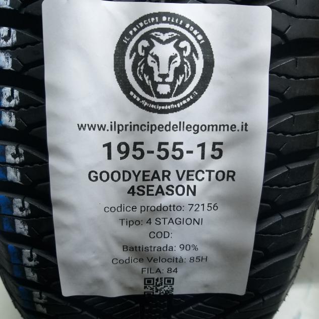 2 GOMME 195 55 15 GOODYEAR A72156 - Foto 2