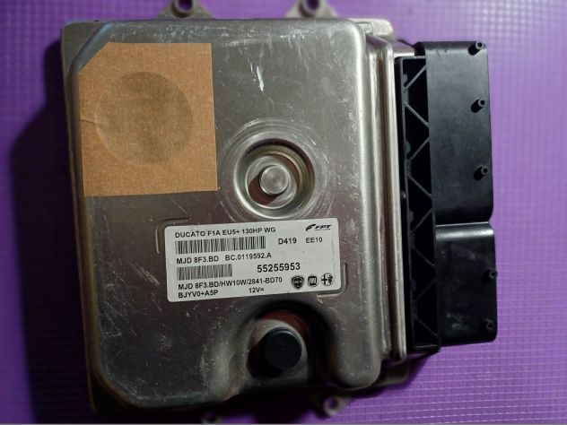 CENTRALINA MOTORE FIAT DUCATO 2.3 130 HP MAGNETI MARELLI MJD 8F3.BD, MJD8F3BD, 5 - Foto 7