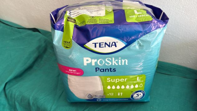 Pannoloni a mutandina Tena Pants, taglia L (12 pezzi) - Foto 2