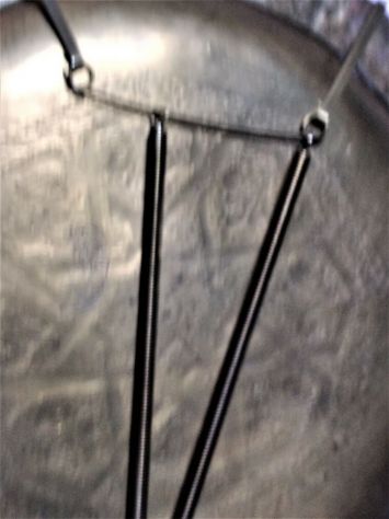 piatto in metallo battuto a mano forse ottone , vintage - Foto 7