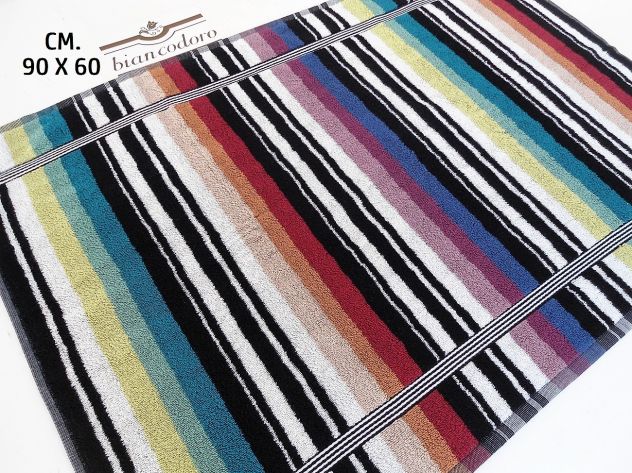 Tappeti Missoni cm. 90 x 60 cotone , double face . - Foto 4
