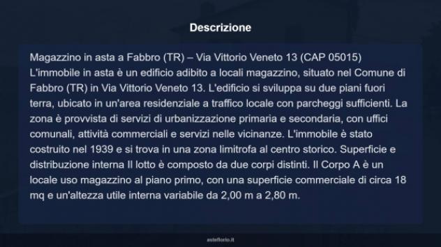 Immobile in asta di 36 m² in vendita a Fabro - Foto 6