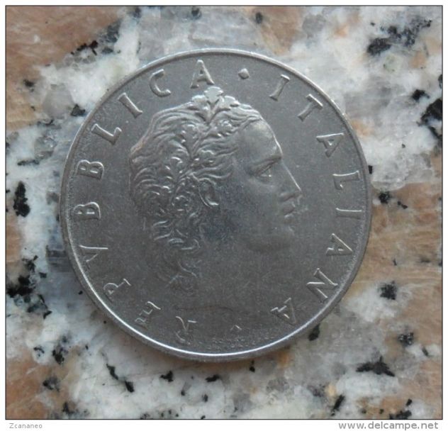 MONETA DA 50 LIRE DEL 1955 REPUBBLICA ITALIANA - - Foto 2