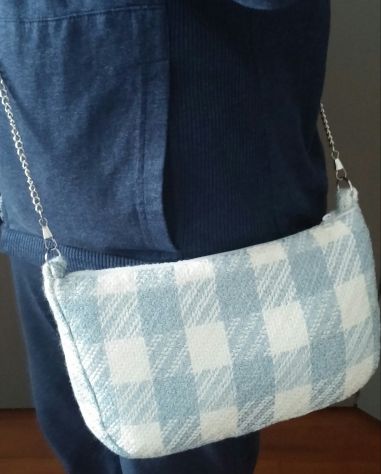 BORSA FATTA A MANO PIED DE POULE - Foto 6