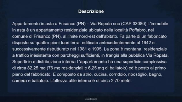 Immobile in asta di 74 m² in vendita a Frisanco - Foto 17