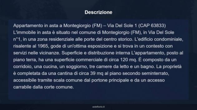 Immobile in asta di 120 m² con più di 5 locali in vendita a Montegiorgio - Foto 13