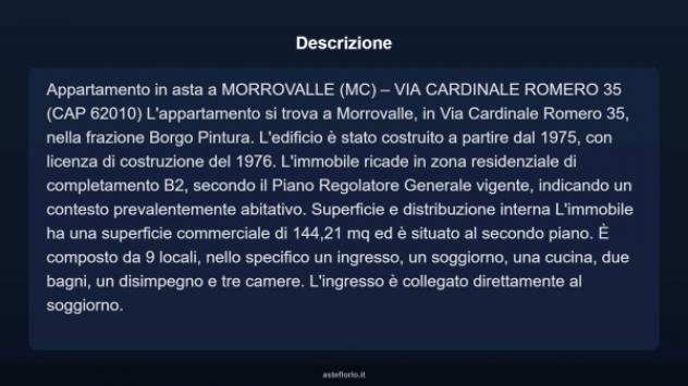 Immobile in asta di 144 m² con più di 5 locali in vendita a Morrovalle - Foto 3