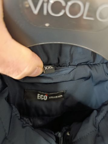 GIACCA LUNGA TRAPUNTATA DA DONNA XXL NERA ECO COLLECTION - Foto 3