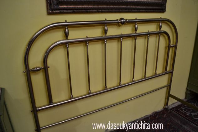 Letto matrimoniale in ottone del XX secolo - Foto 2