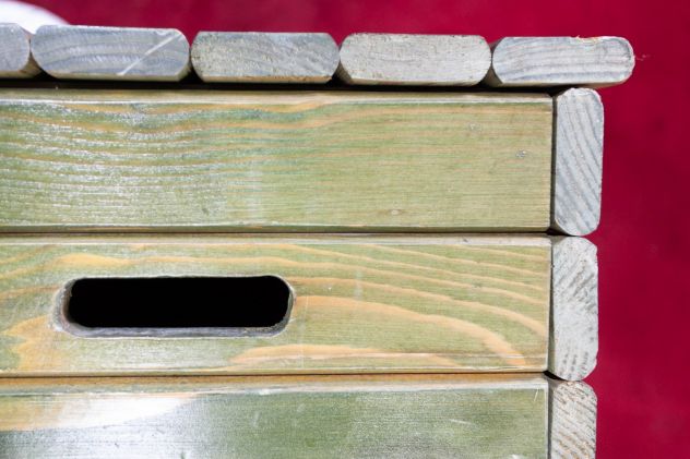 Baule in Legno Stile Rustico – 24534 - Foto 5
