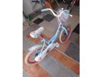 Bicicletta Bimba ruote da 16 Frosen tenuta bene con rotelle e cestino