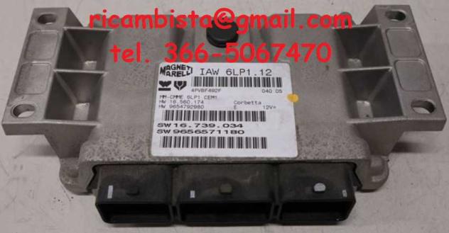 9656571180 IAW6LP1.12 Peugeot 407 centralina motore