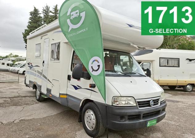 CAMPER CHALLENGER DUCATO MANSARDATO 6 POSTI DINETTE CLIMATIZZATORE FOTOVOLTAICO CAMPEGGIO USATI GENERALI 1713