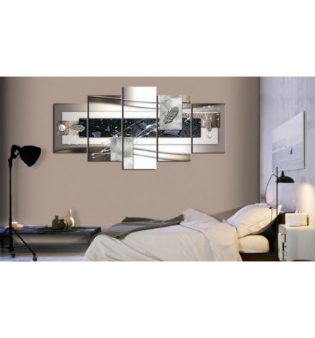 Quadro Raffinato Grigio Cm.100x50 E 200x100 ARREDALACASA - Foto 2