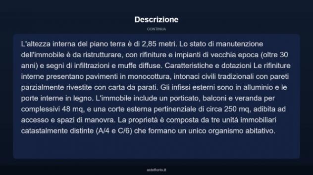 Immobile in asta di 212 m², box auto in vendita a Montaquila - Foto 8