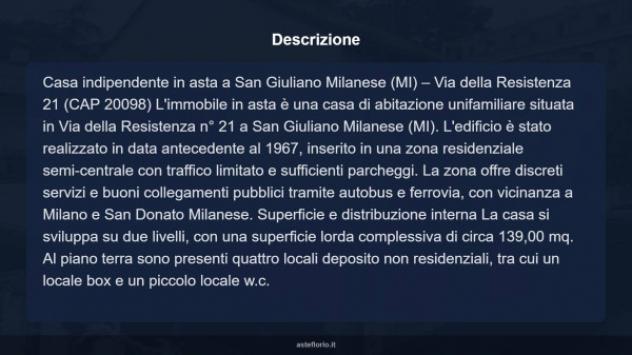 Immobile in asta di 139 m², box auto in vendita a San Giuliano Milanese - Foto 13