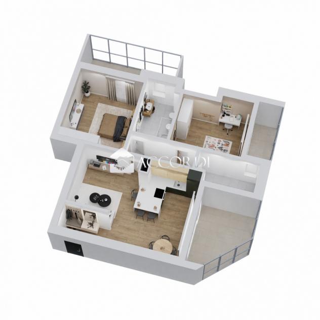 APPARTAMENTO di 5 vani e di 95 mq (MONTEBELLUNA) rif. BL031 - Foto 10
