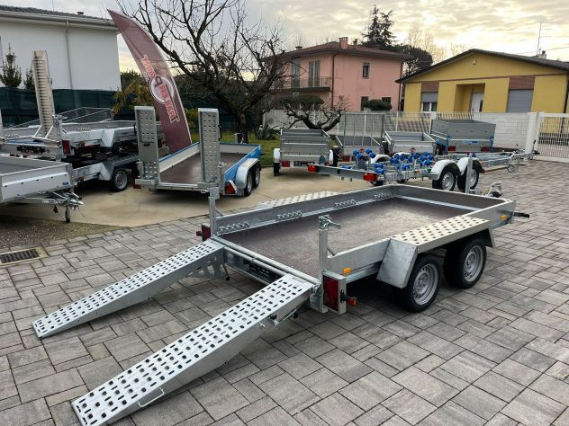 Carrello per mini escavatore, piattaformo, rullo pantografo ecc. - Foto 10