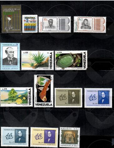 VENEZUELA francobolli nuovi dal 1970 al 1982 - Foto 5