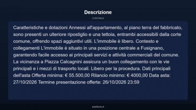 Immobile in asta di 161 m² con più di 5 locali in vendita a Fusignano - Foto 4