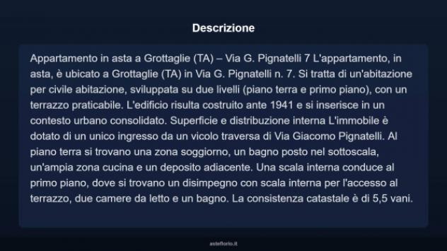 Immobile in asta di 146 m² in vendita a Grottaglie - Foto 4
