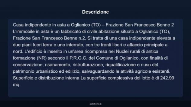 Immobile in asta di 242 m² con più di 5 locali in vendita a Oglianico - Foto 3