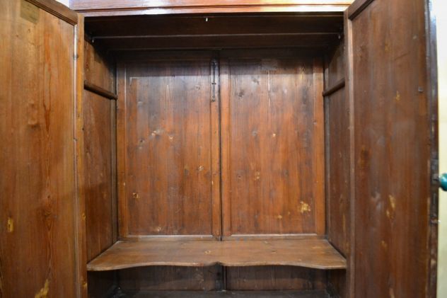 Antico armadio bifacciale toscano dei primi del 900 - Foto 4