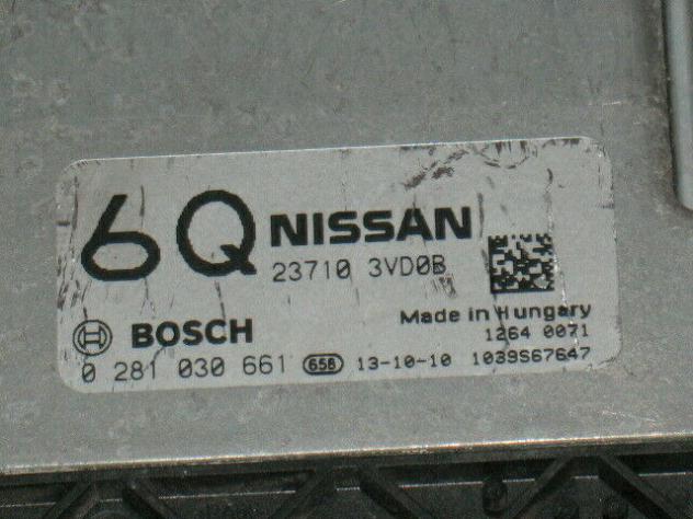 0281030661 ECU NISSAN NOTE NV200 1.5 0281030661 23710 3VD0B 237103VD0B - Foto 2