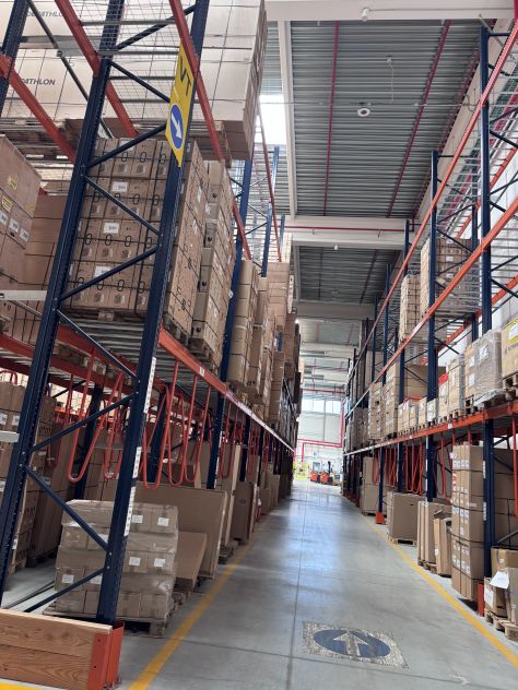 Scaffalatura industriale usata