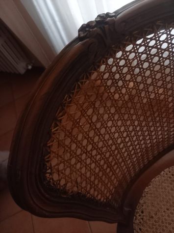 Vendo sedia poltrona in legno e paglia di vienna - Foto 9
