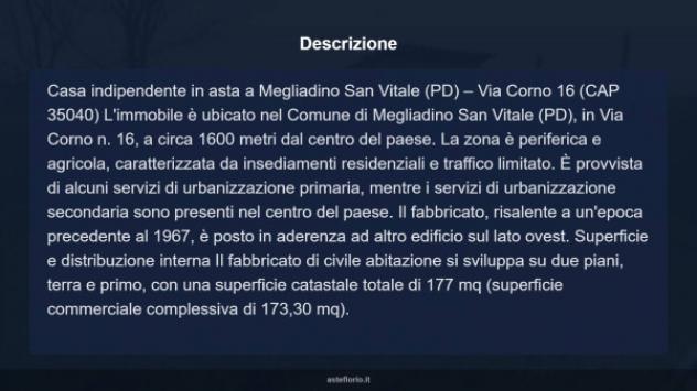 Immobile in asta di 177 m² in vendita a Megliadino San Vitale - Foto 11