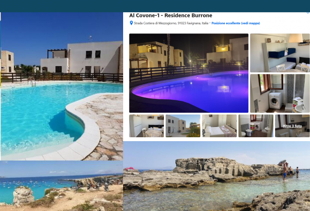 Al Covone 1- Residence Burrone - Favignana