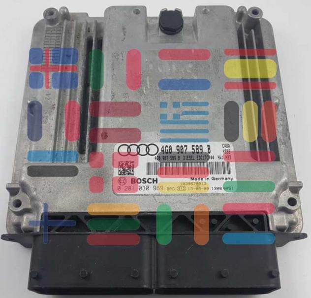 0281030969 4G0907589B Audi A6 3.0 centralina motore Bosch