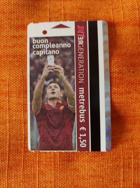 4 BIGLIETTI ATAC ROMA COMPLEANNO TOTTI 2015 - Foto 2