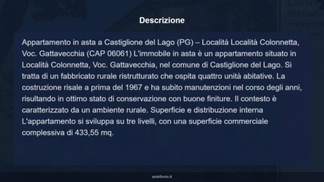 Immobile in asta di 433 m² con più di 5 locali in vendita a Castiglione del Lago - Foto 14