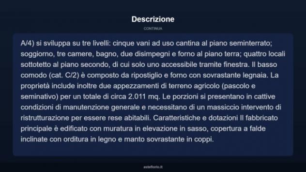Immobile in asta di 173 m² in vendita a Pavullo nel Frignano - Foto 5