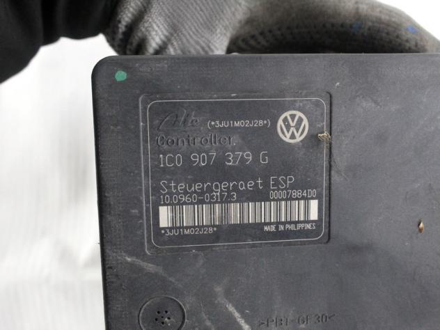 1J0614517G CENTRALINA POMPA AGGREGATO ABS VOLKSWAGEN NEW BEETLE 1.9 D 66KW 5M 3P (2002) RICAMBIO USATO - Foto 9