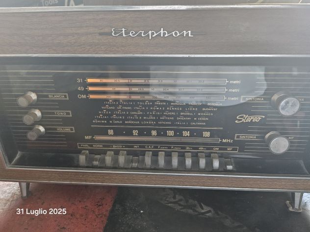 Stereo EP 1132 serie Mac Eterphone del 1966 ,radio e giradischi e sintonizzatore - Foto 8