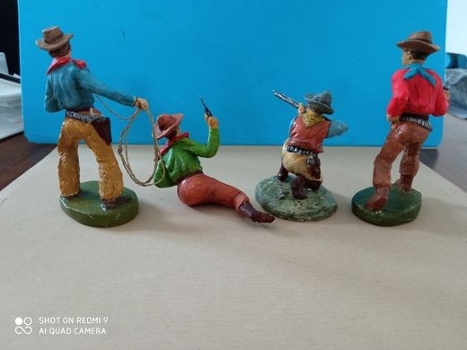 Soldatini cowboy in gesso - Foto 5