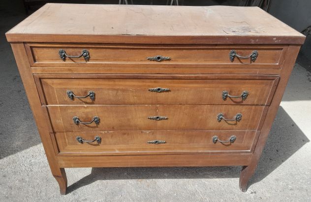 Cassettone Specchiera Antico in legno - Foto 7