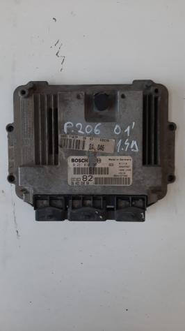 CENTRALINA MOTORE PEUGEOT 206 1° Serie 0281010707 diesel 1.4 (9803)