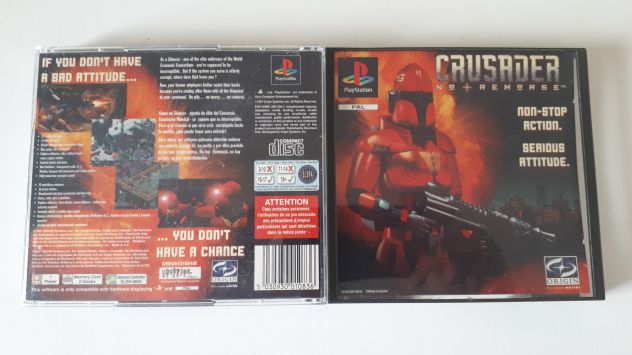 crusader no remorse video gioco azione playstation ps 1 ps1 ottimo stato pal psx - Foto 8