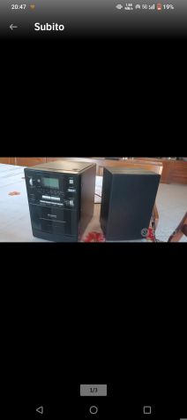 microimpianto stereo Majestic AH 1427 MP3 con cass
