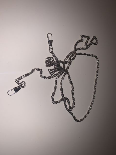 UNA CATENELLA IN METALLO/TRACOLLA PER BORSE POCHETTE DA SERA DA DONNA SOTTILE E - Foto 5