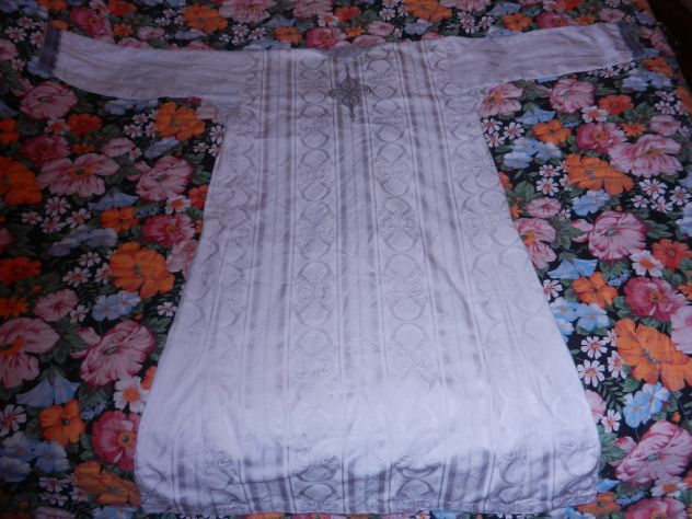 Djellaba Marocchino Bianco - Foto 2